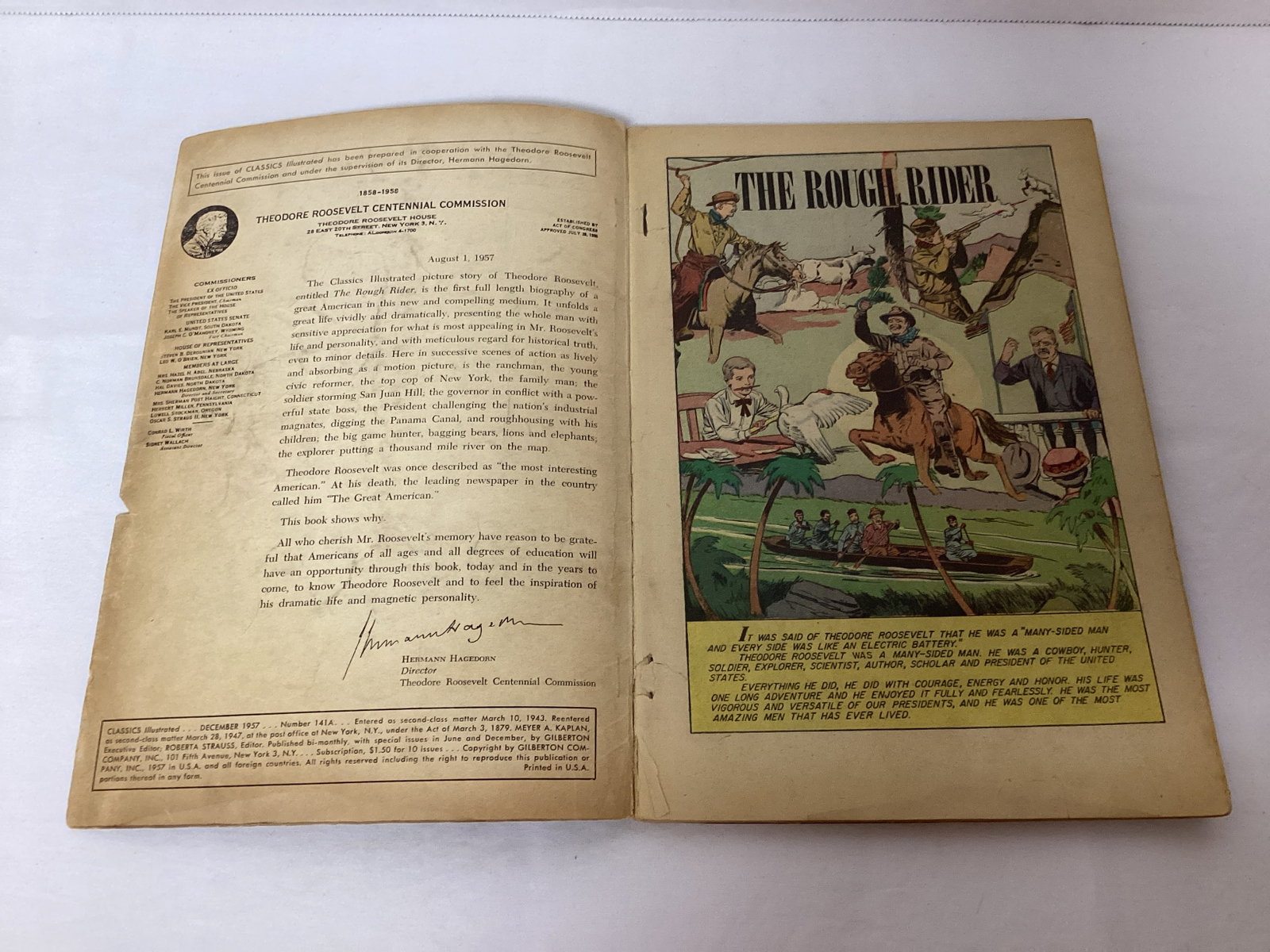 Classics Illustrated 141A The Rough Rider Comic Book - 6