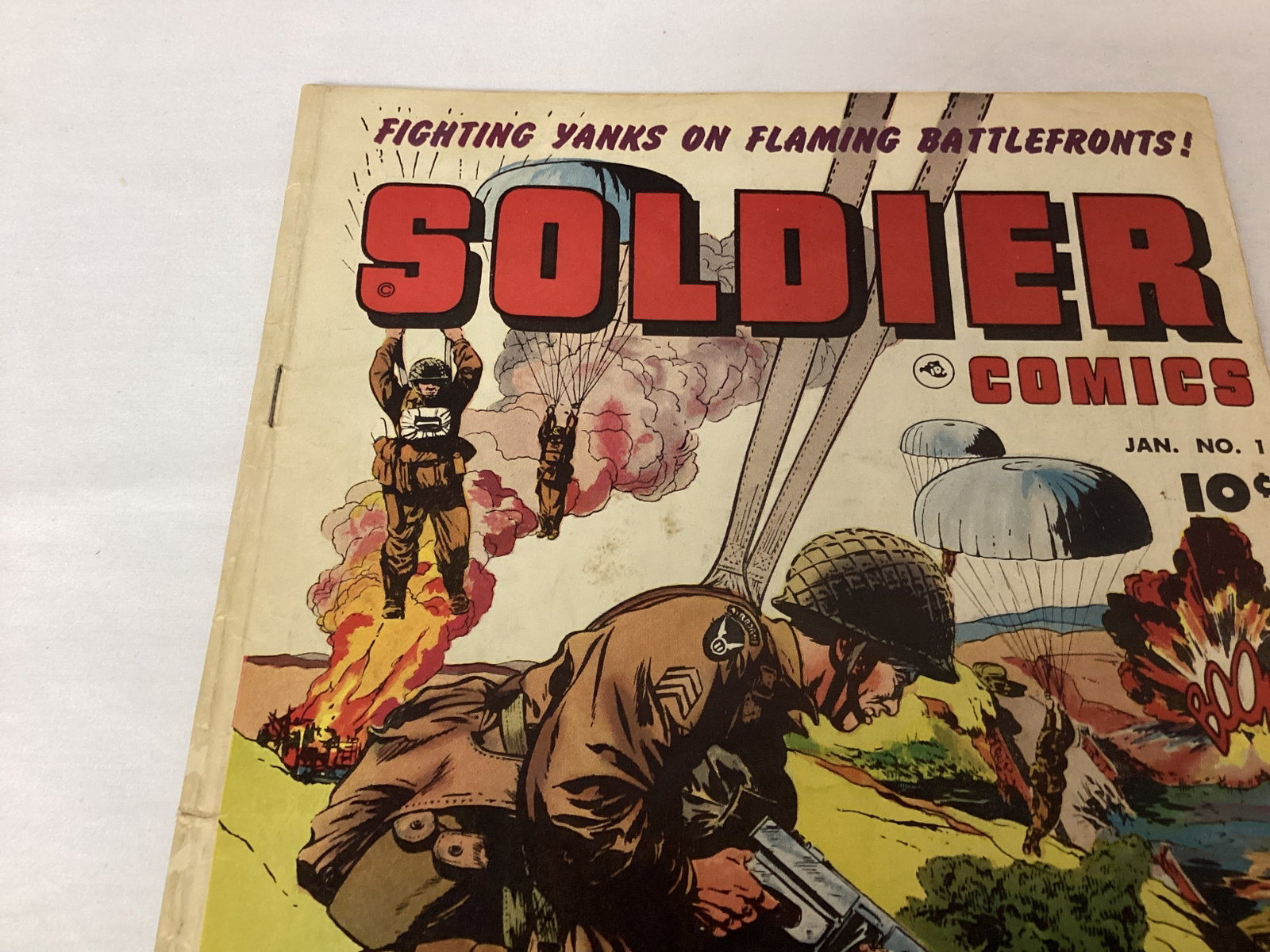 Soldier Comics 1 Fawcett War Comic Book - 2
