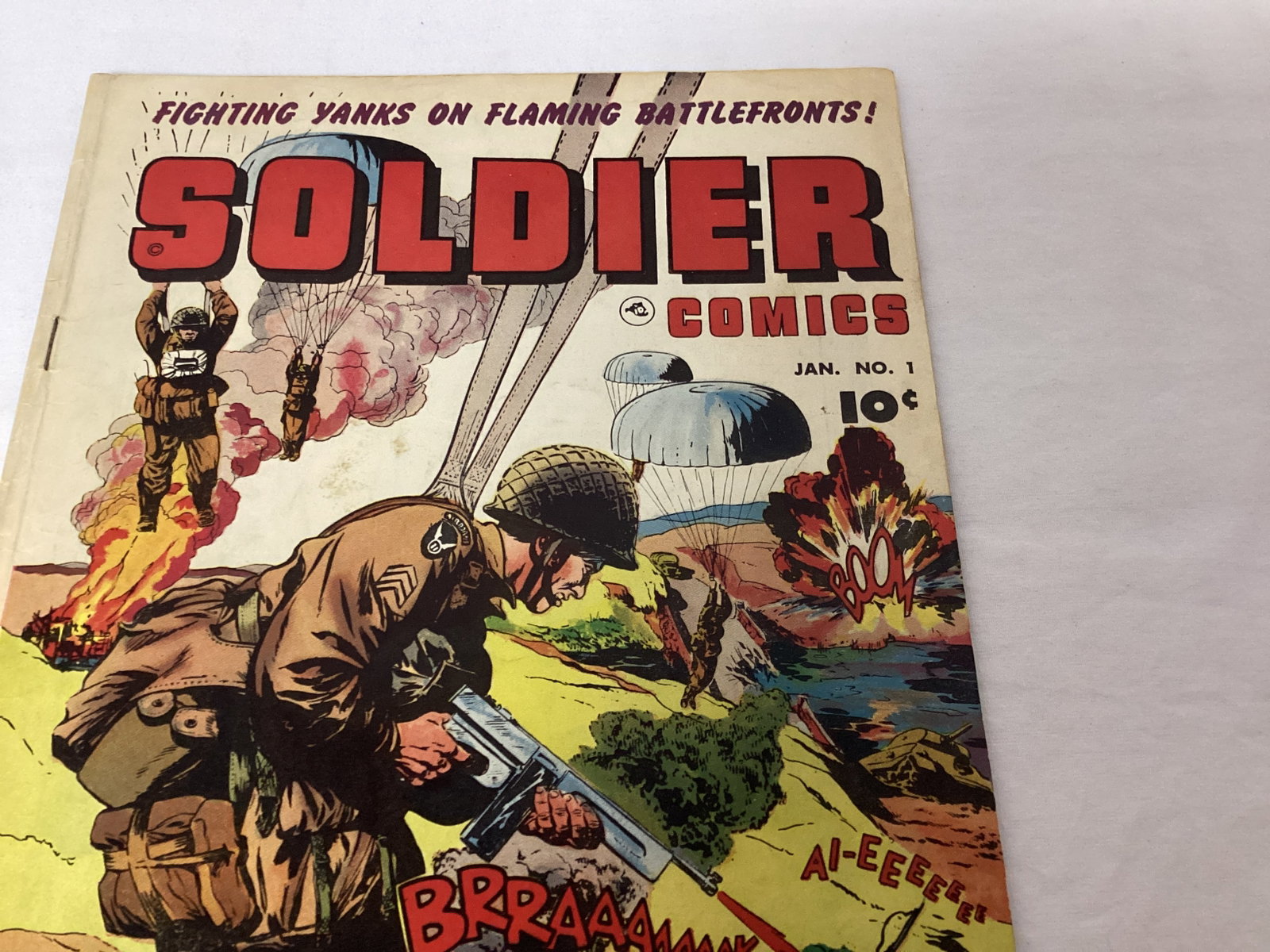 Soldier Comics 1 Fawcett War Comic Book - 3
