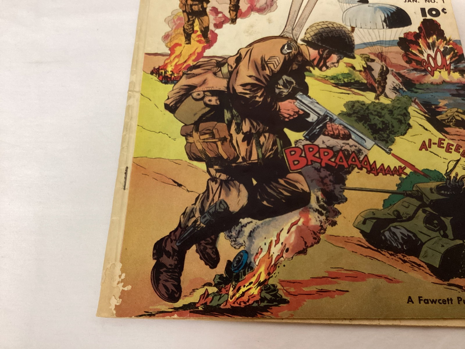 Soldier Comics 1 Fawcett War Comic Book - 4