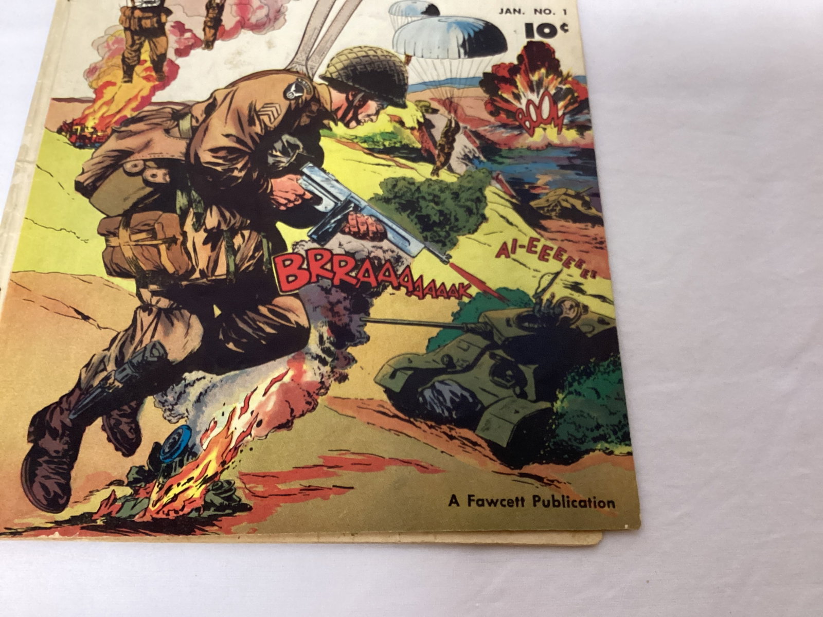 Soldier Comics 1 Fawcett War Comic Book - 5