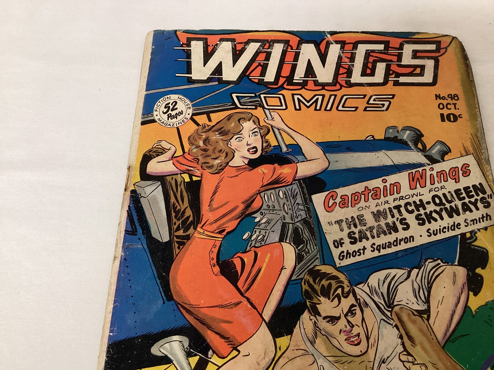 Wings Comics 89 Fiction House Comic Book - 2