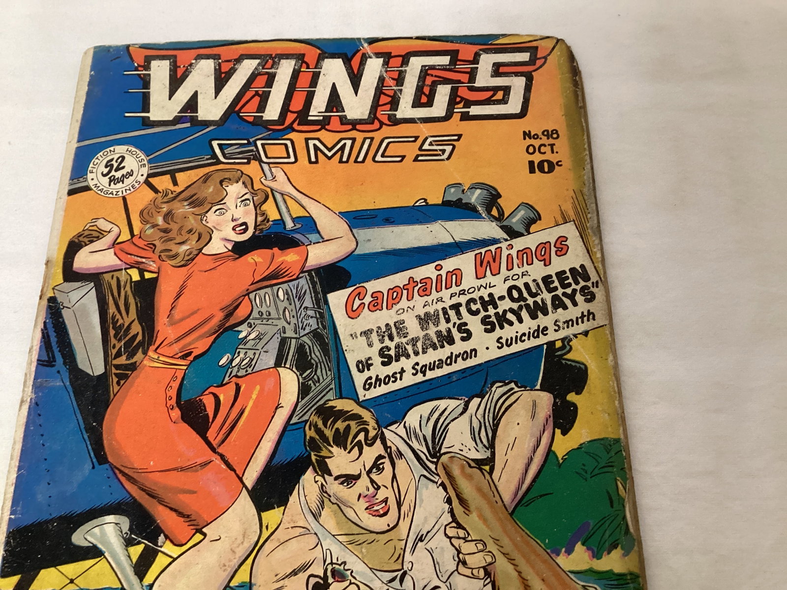 Wings Comics 89 Fiction House Comic Book - 3