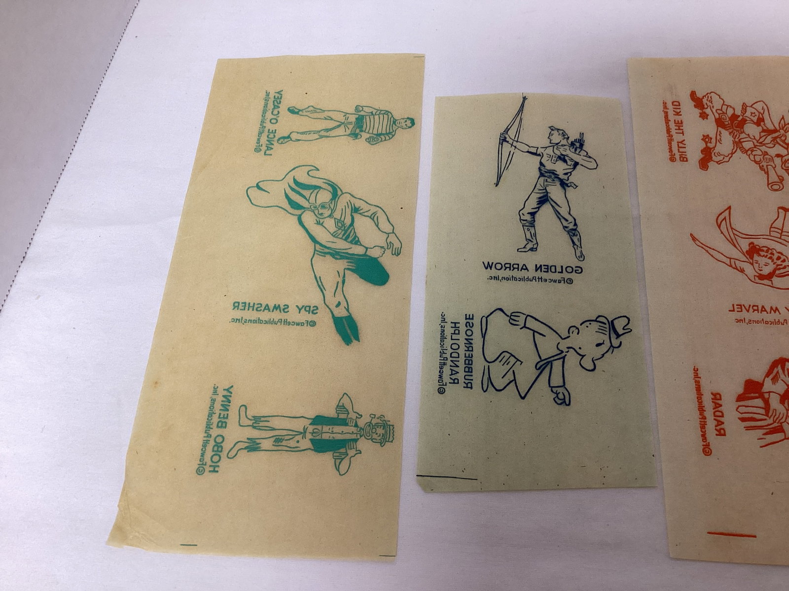 Fawcett Comic Heroes Iron Ons - 2