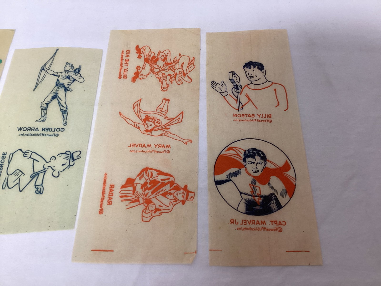 Fawcett Comic Heroes Iron Ons - 3