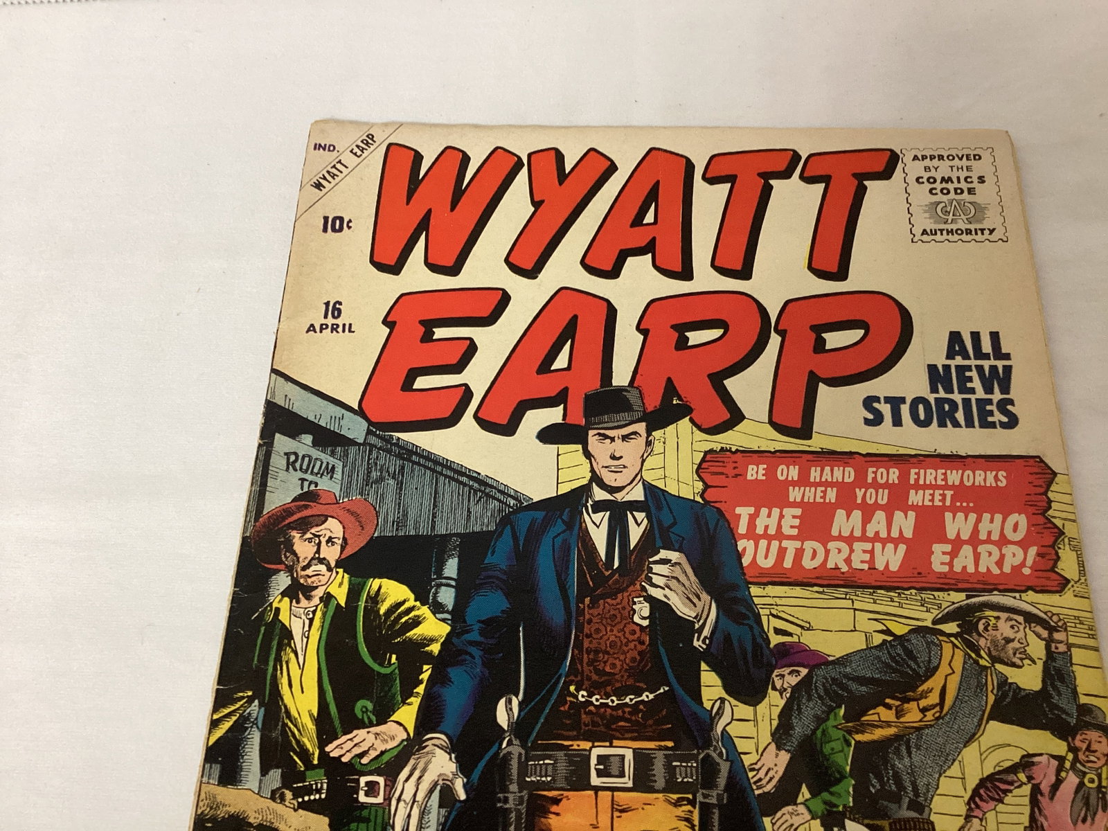Wyatt Earp 16 Atlas Comic Book - 2
