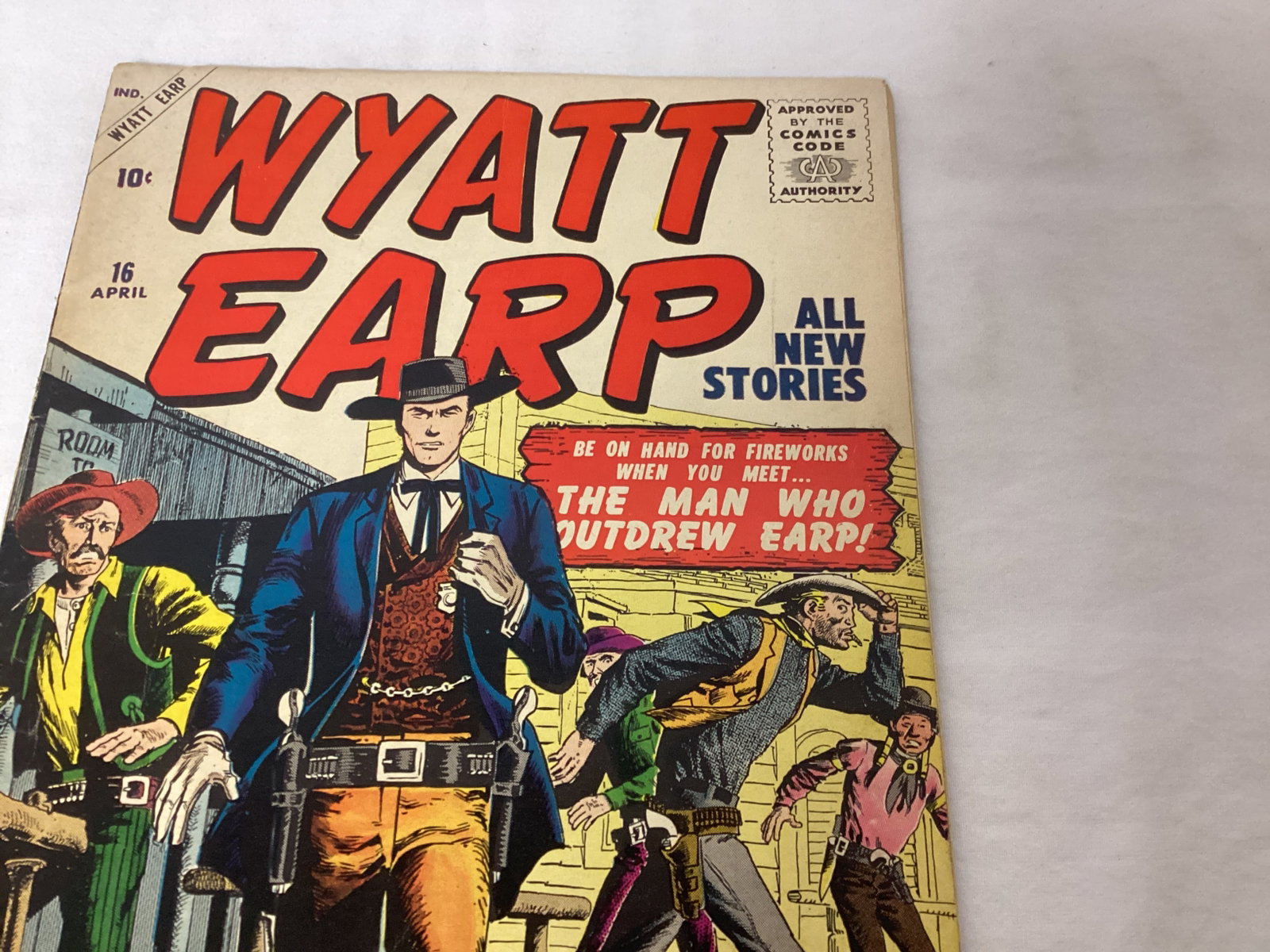 Wyatt Earp 16 Atlas Comic Book - 3