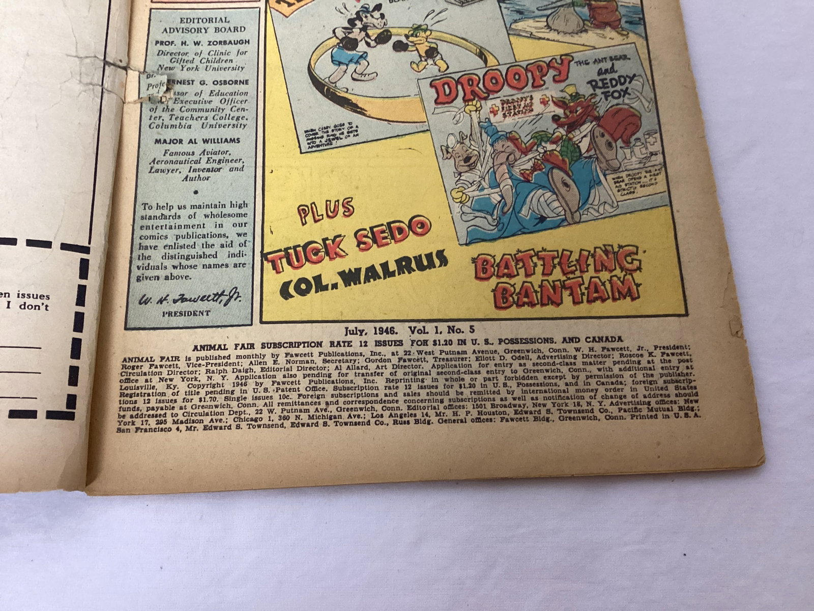 Animal Fair 5 Fawcett Comic Book - 7