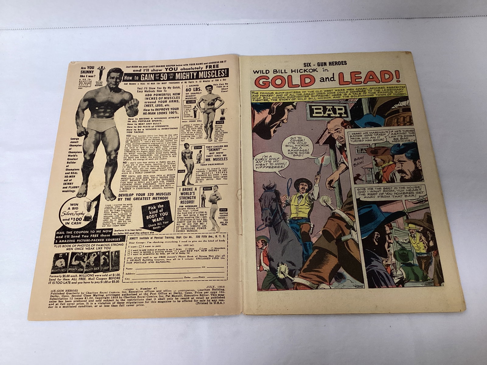 Six Gun Heroes 47 Charlton Comic Book - 6