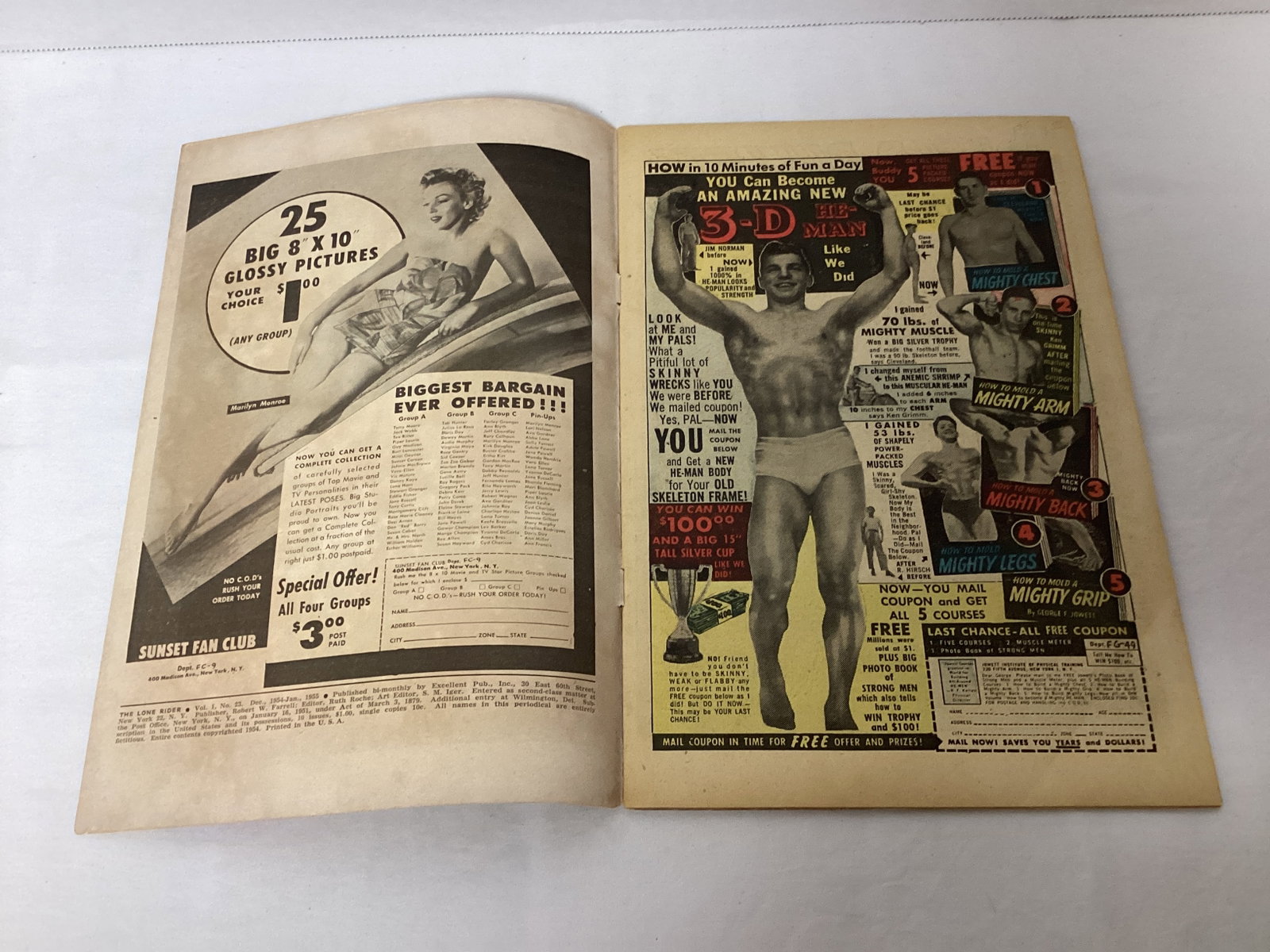 The Lone Rider 23 Ajax Farrell Comic Book - 6