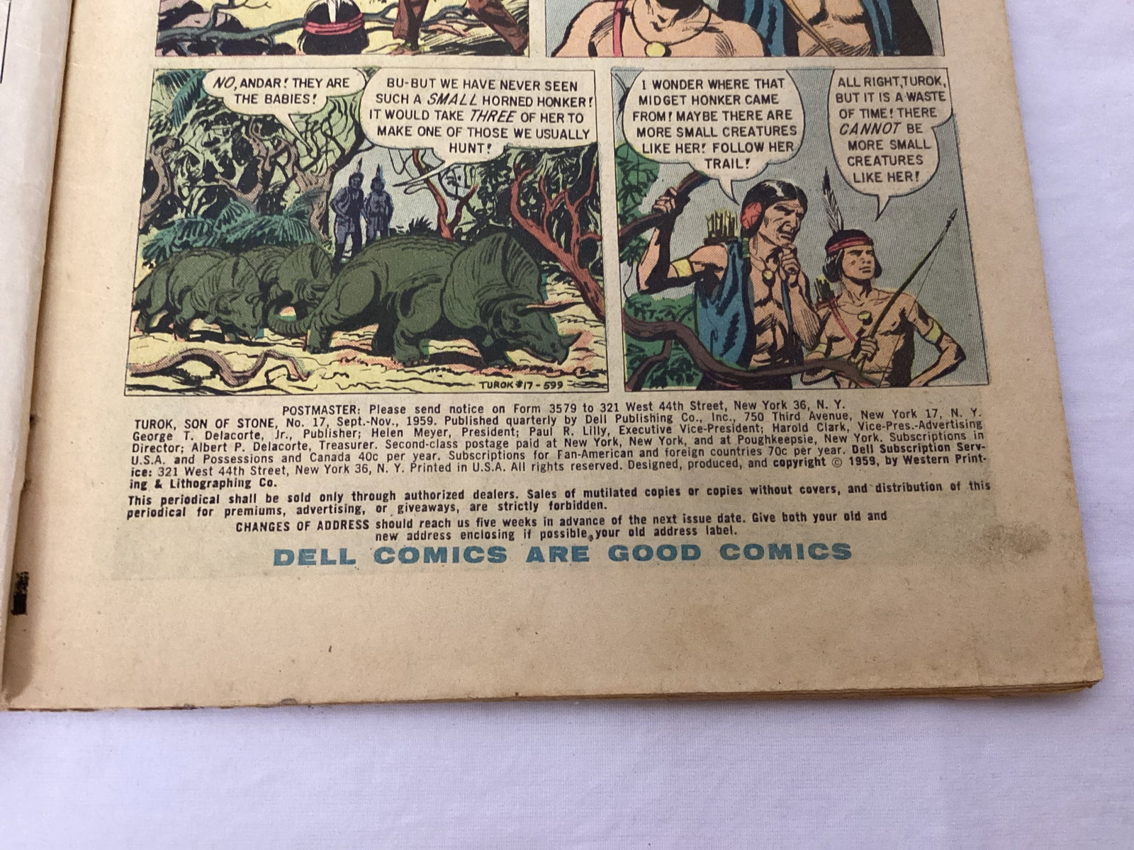 Turok Son of Stone 17 Dell Comic Book - 7