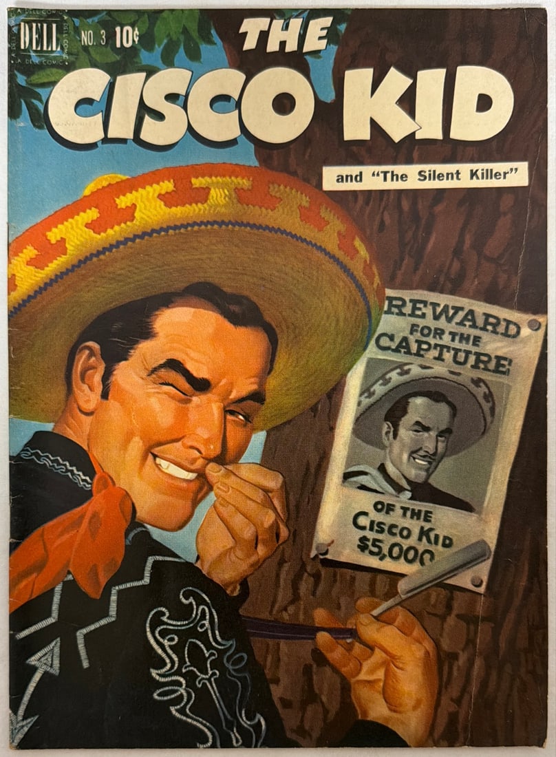 The Cisco Kid 3 Dell Western Comic Book: 1951, please preview and see all photos for condition