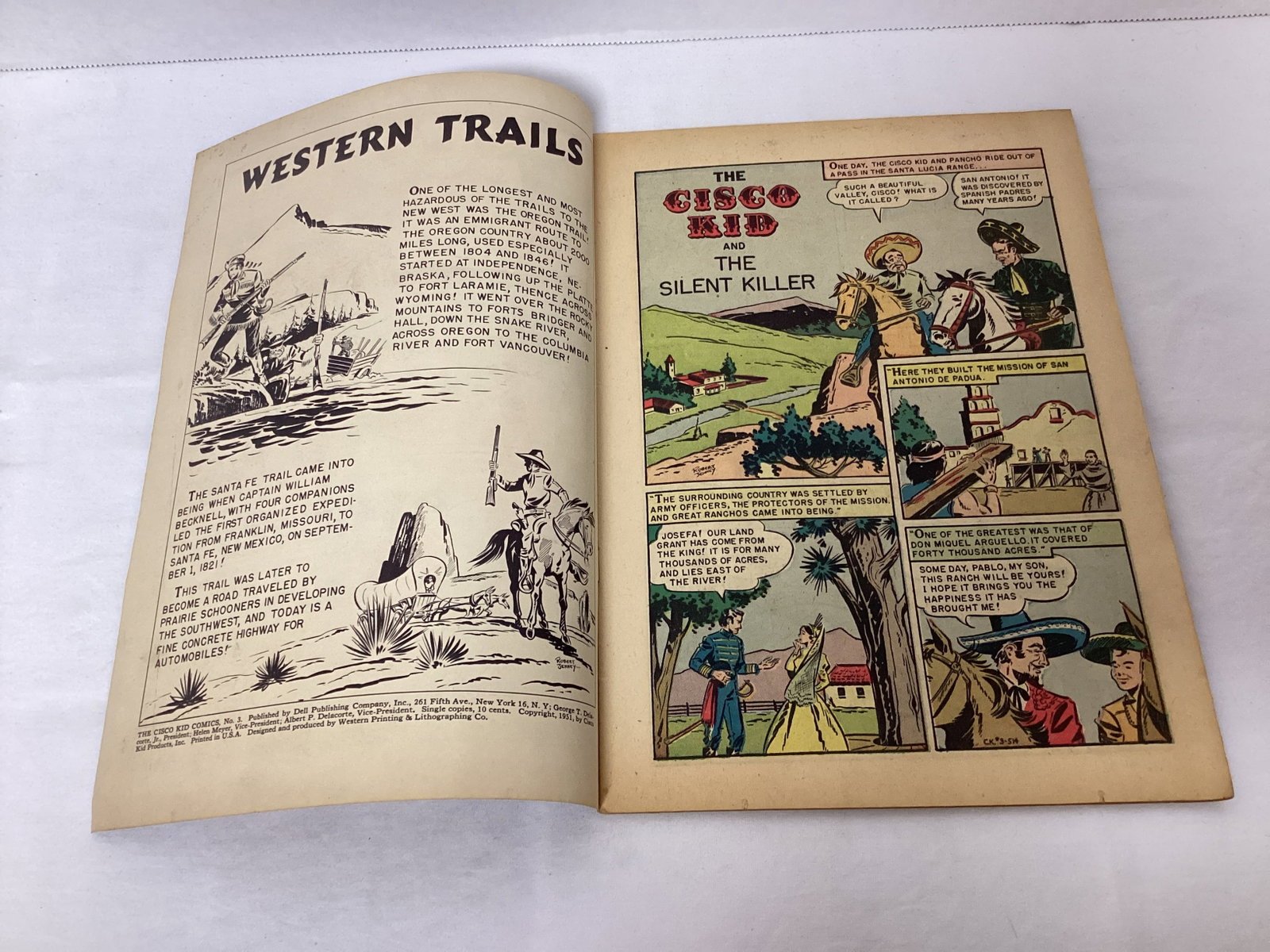 The Cisco Kid 3 Dell Western Comic Book - 6