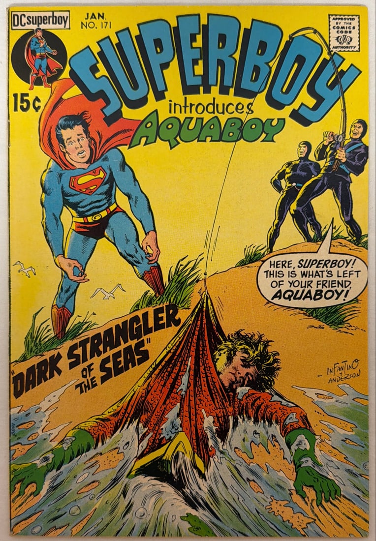 Superboy 171 DC Comic Book: 1971, please preview and see all photos for condition