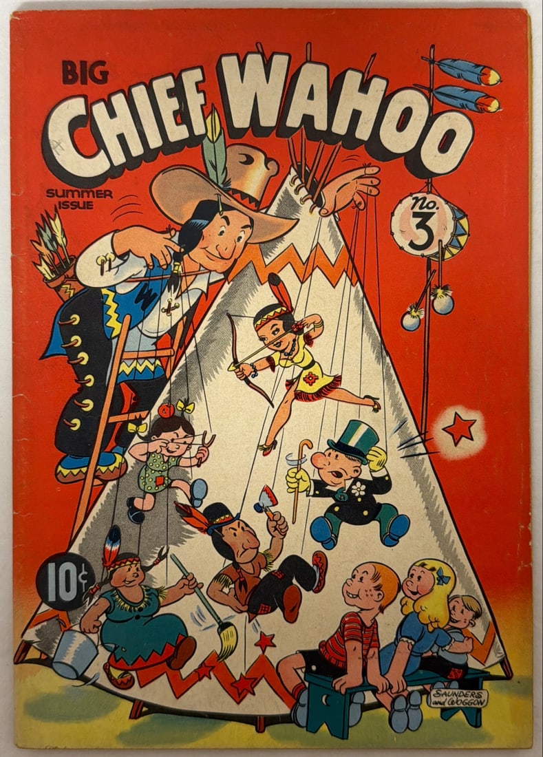 Big Chief Wahoo 3 Comic Book: please preview and see all photos for condition
