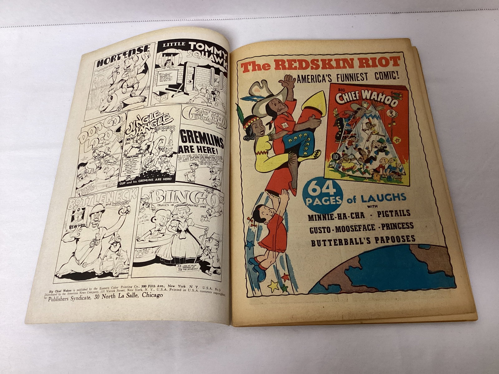 Big Chief Wahoo 3 Comic Book - 6