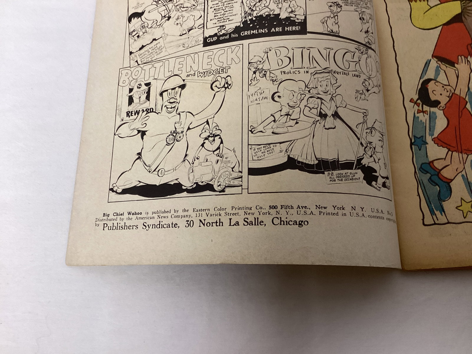 Big Chief Wahoo 3 Comic Book - 7