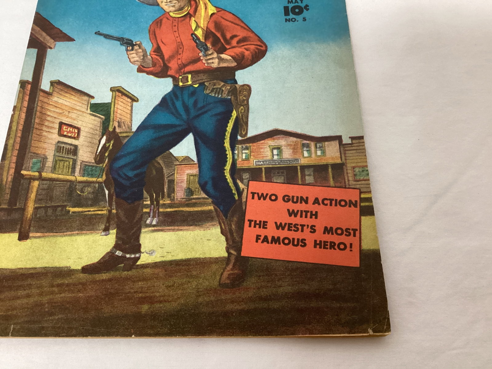 Tom Mix Western 5 Fawcett Comic Book - 5