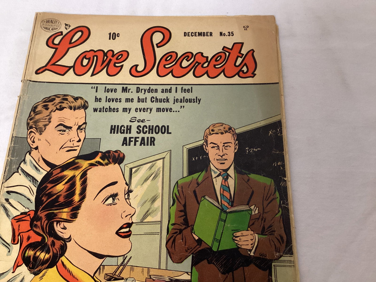 Love Secrets 35 Quality Comic Book - 3
