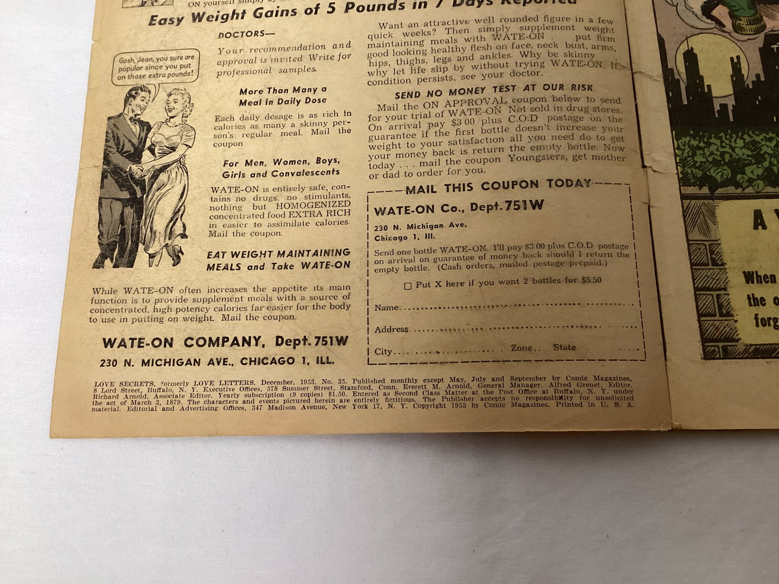 Love Secrets 35 Quality Comic Book - 7
