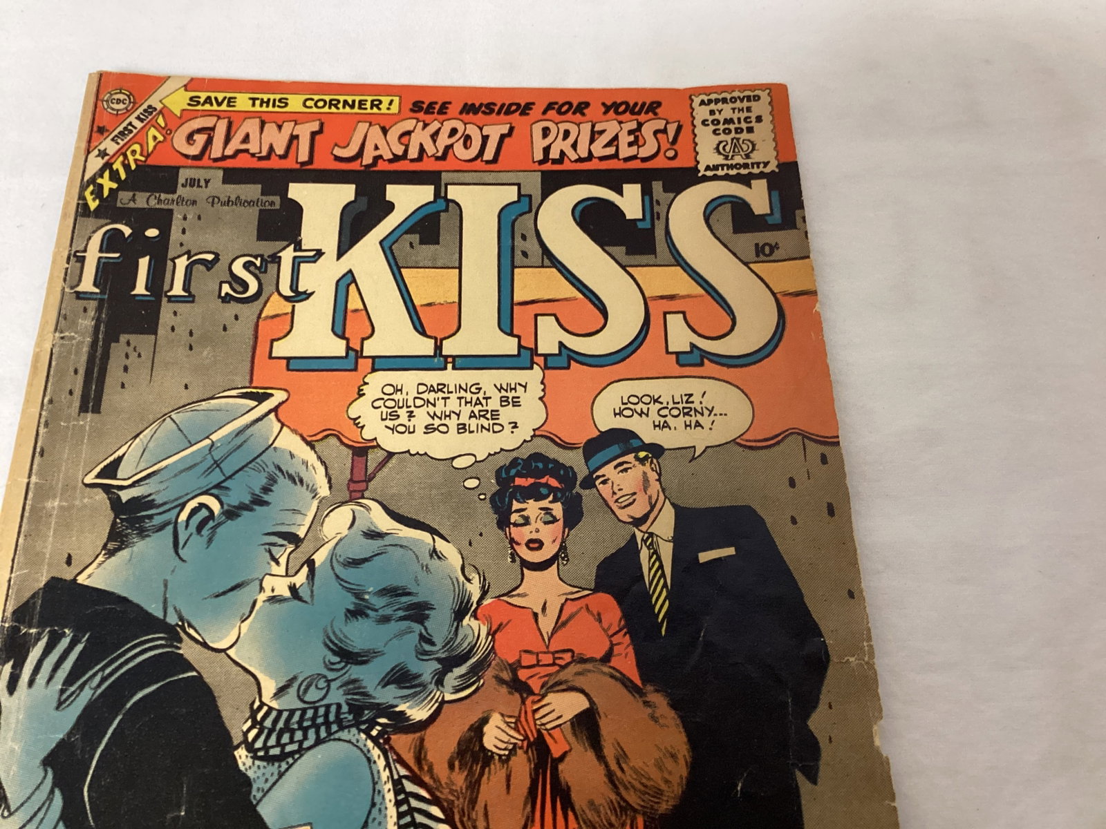 First Kiss 9 Charlton Comic Book - 3