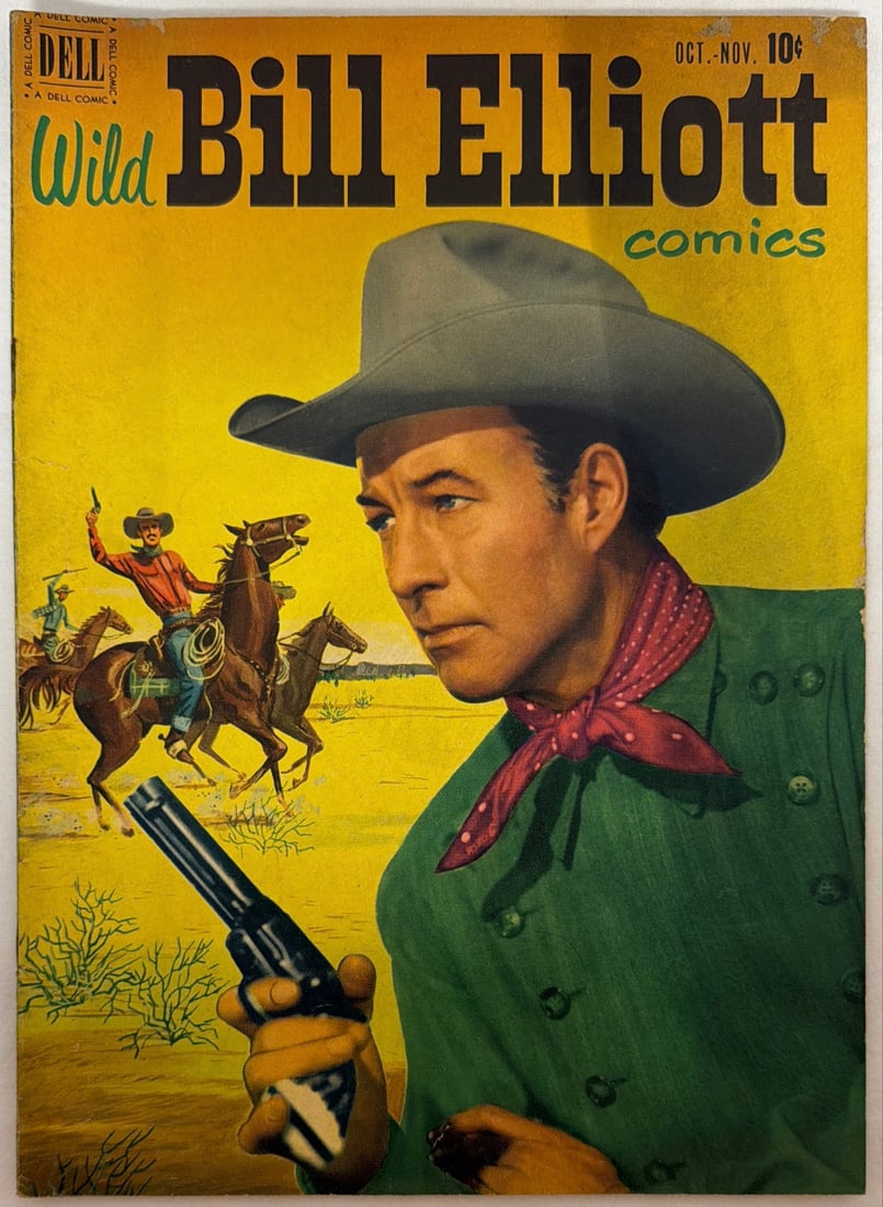Wild Bill Elliott Comics 7 Dell Comic Book: 1951, please preview and see all photos for condition