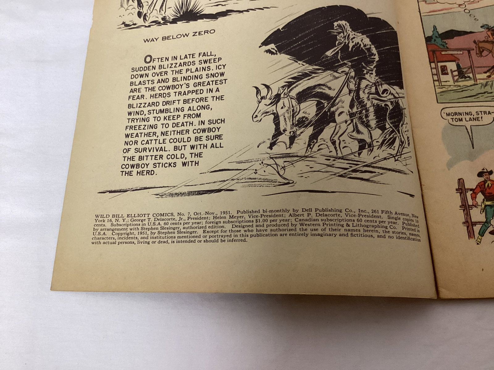 Wild Bill Elliott Comics 7 Dell Comic Book - 7