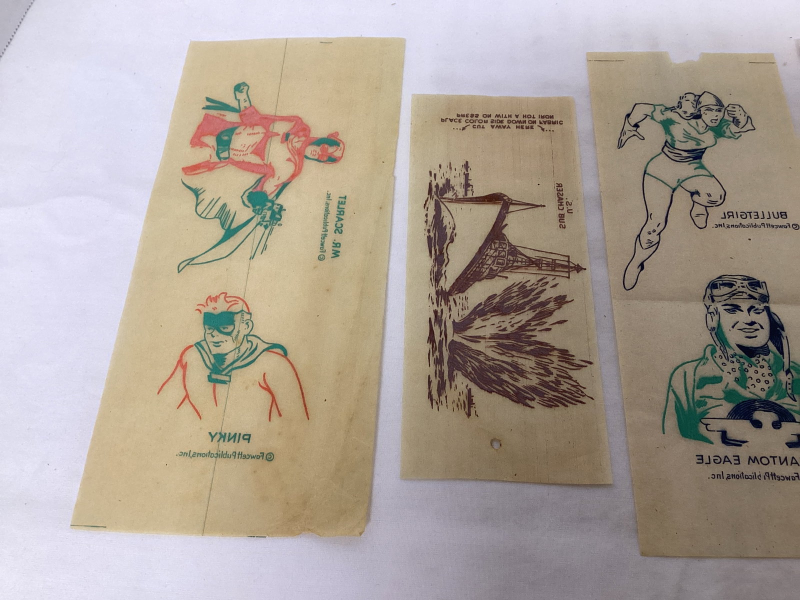 Fawcett Comic Heroes Iron Ons - 2