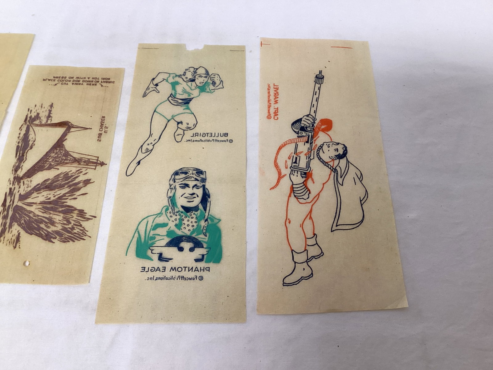 Fawcett Comic Heroes Iron Ons - 3