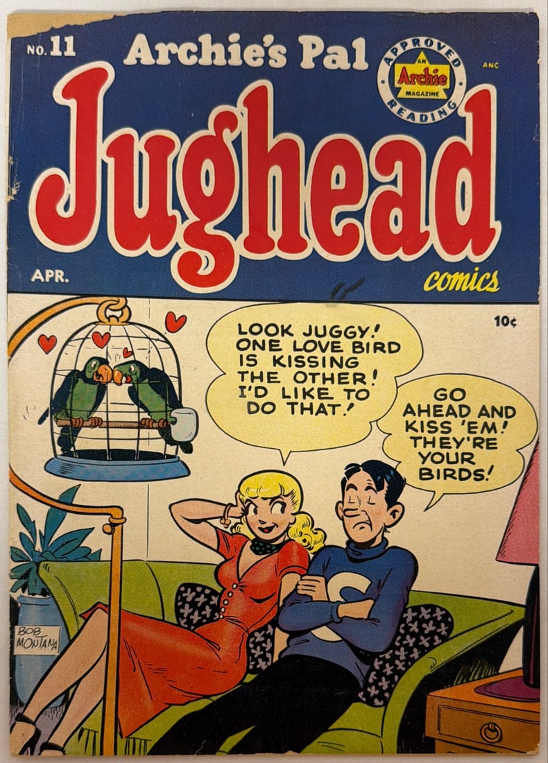 Archie's Pal Jughead 11 Comic Book: 1952, please preview and see all photos for condition
