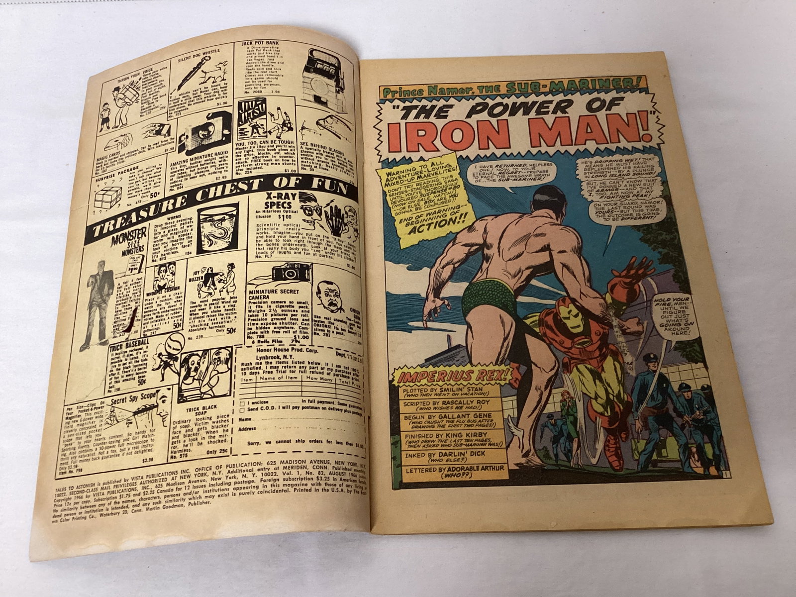 Tales to Astonish 82 Marvel Comic Book - 6