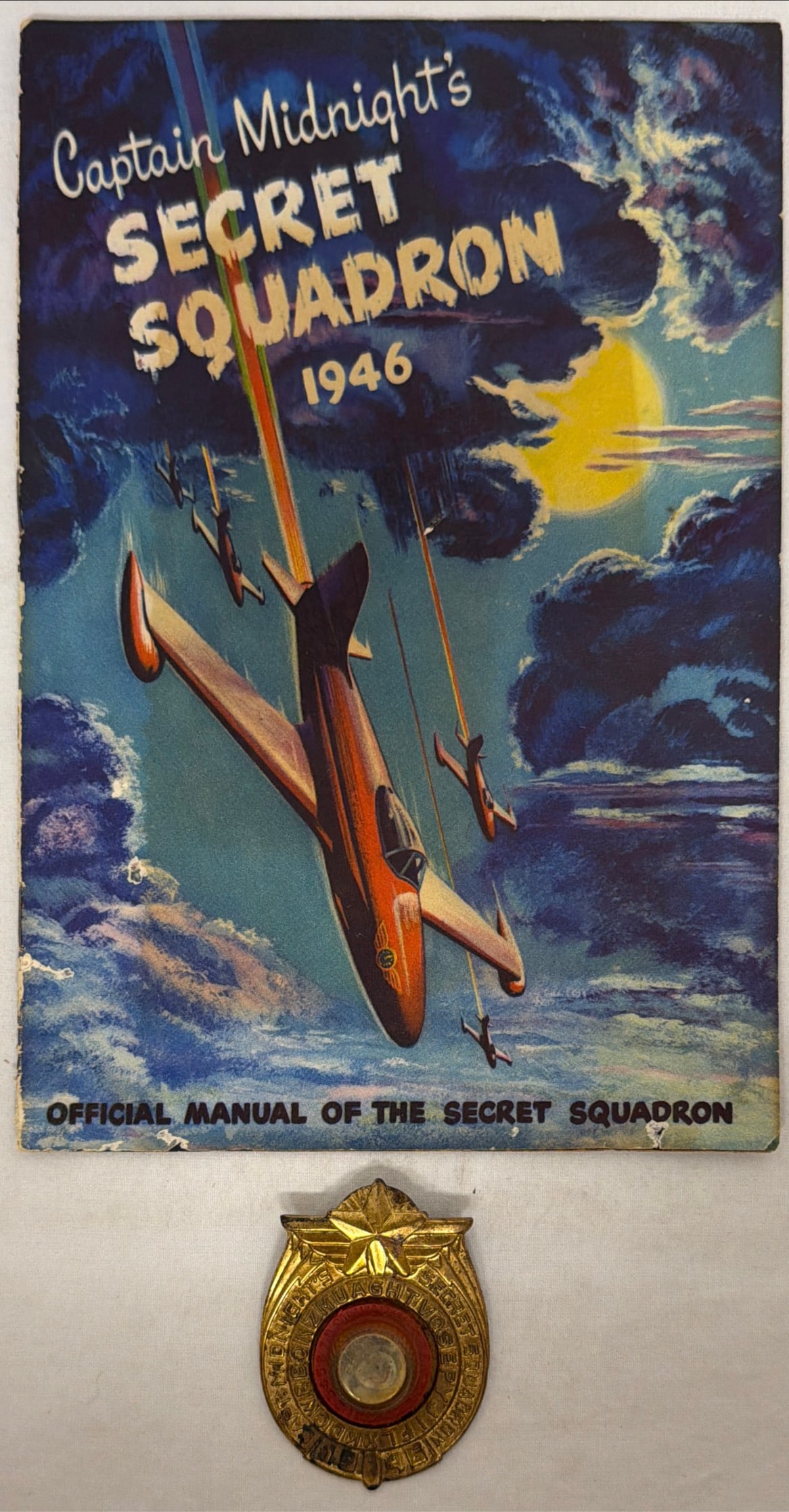 Captain Midnight's Secret Squadron Comic Book: 1946, please preview and see all photos for condition