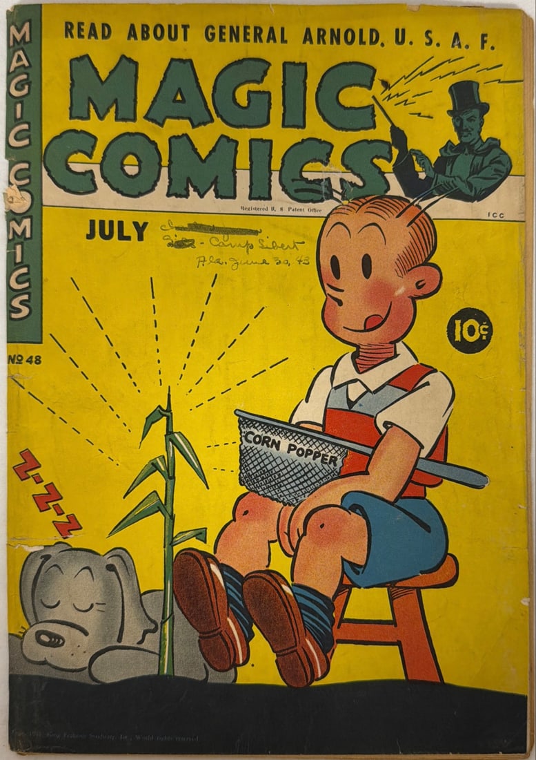 Magic Comics 48 King Comic Book: 1943, Blondie, please preview and see all photos for condition