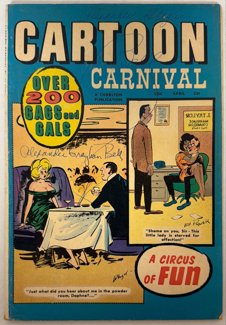 Cartoon Carnival 21 Charlton Comic Book: 1968, please preview and see all photos for condition