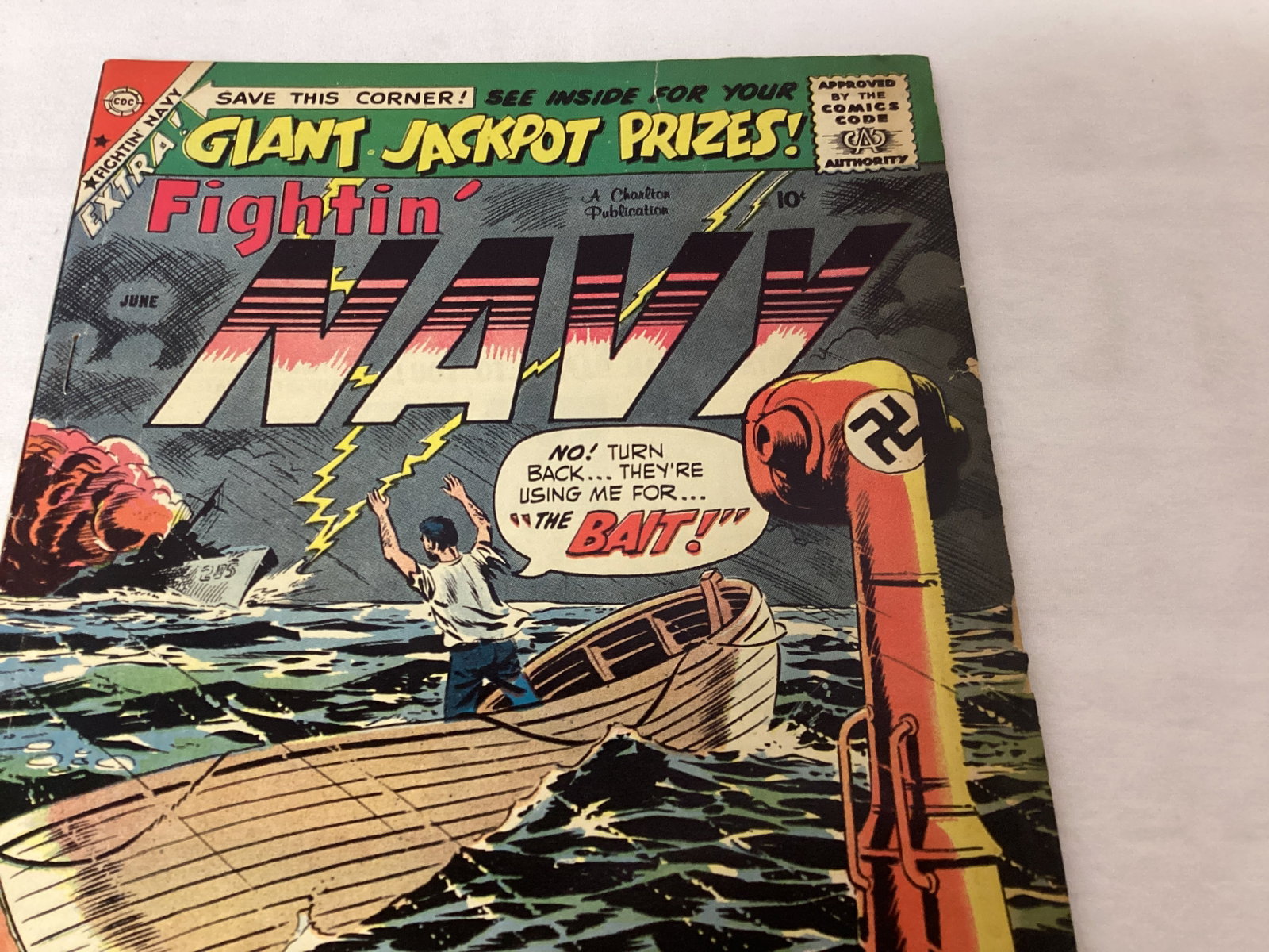 Fightin' Navy 87 Charlton Comic Book - 3