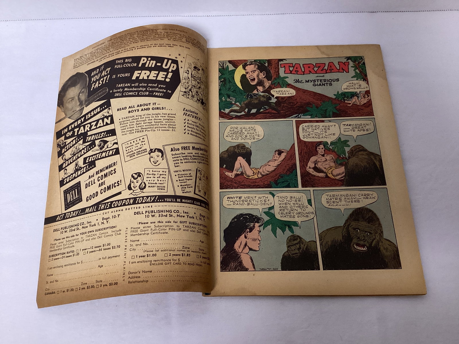 Tarzan 37 Dell Comic Book - 6