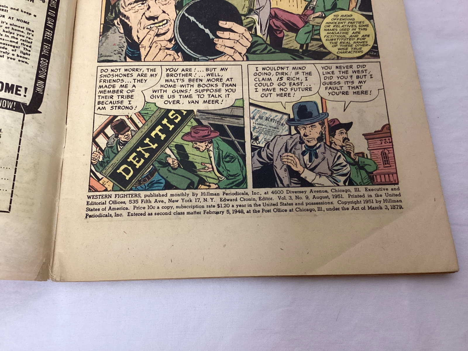 Western Fighters Vol. 3 Issue 9 Hillman Comic Book - 7