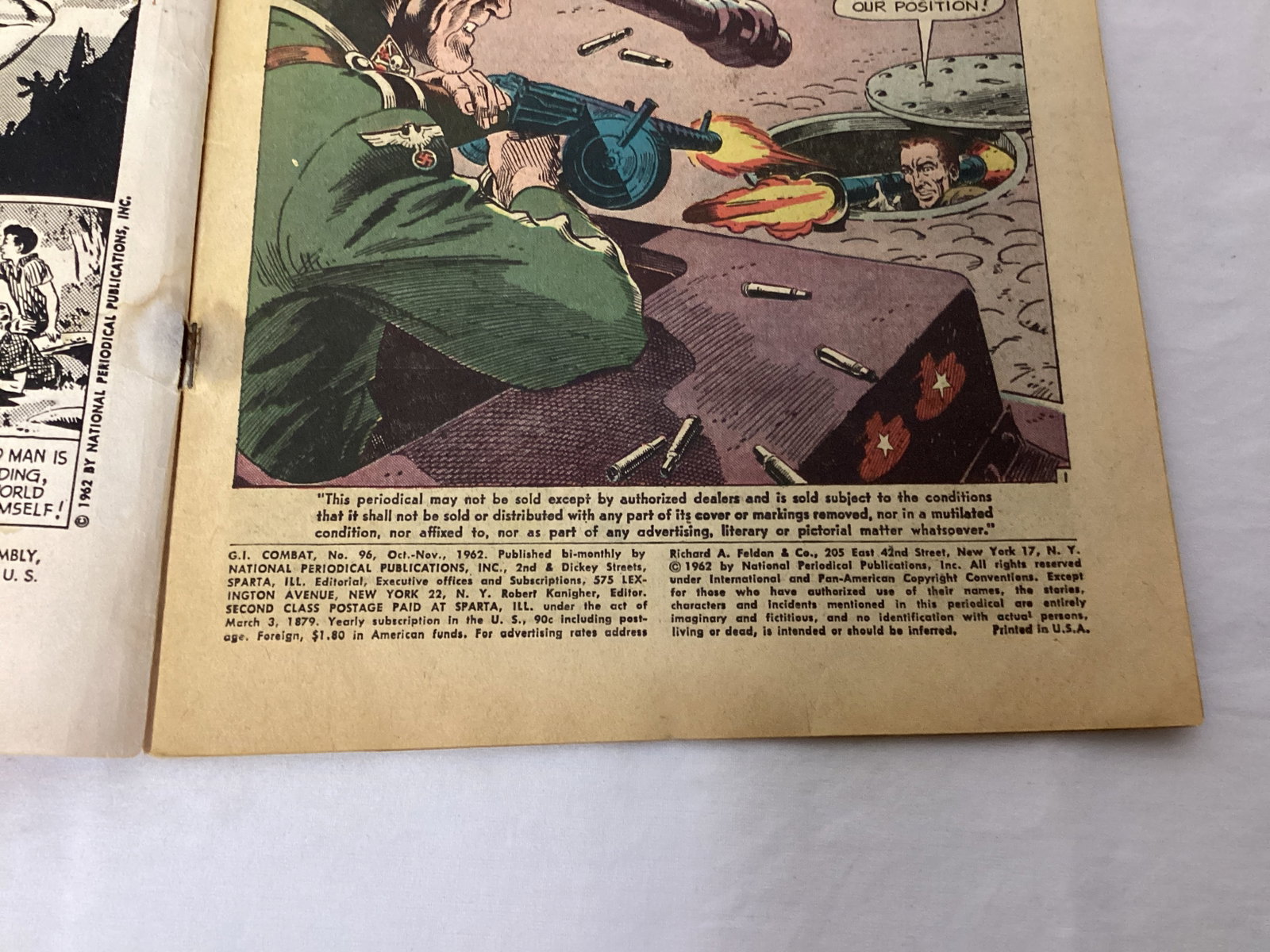 GI Combat 96 DC Comic Book - 7