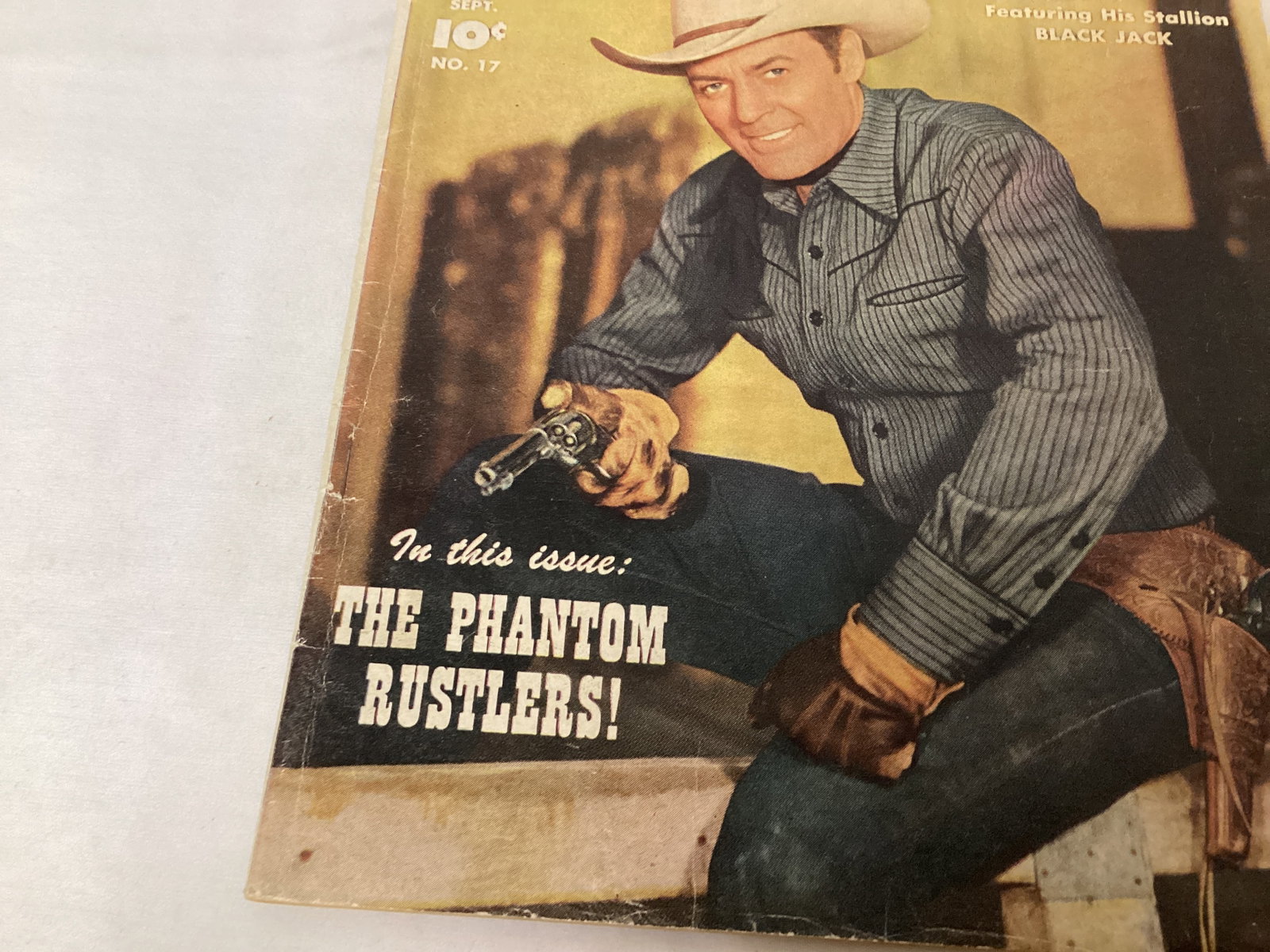 Rocky Lane Western 17 Fawcett Comic Book - 4