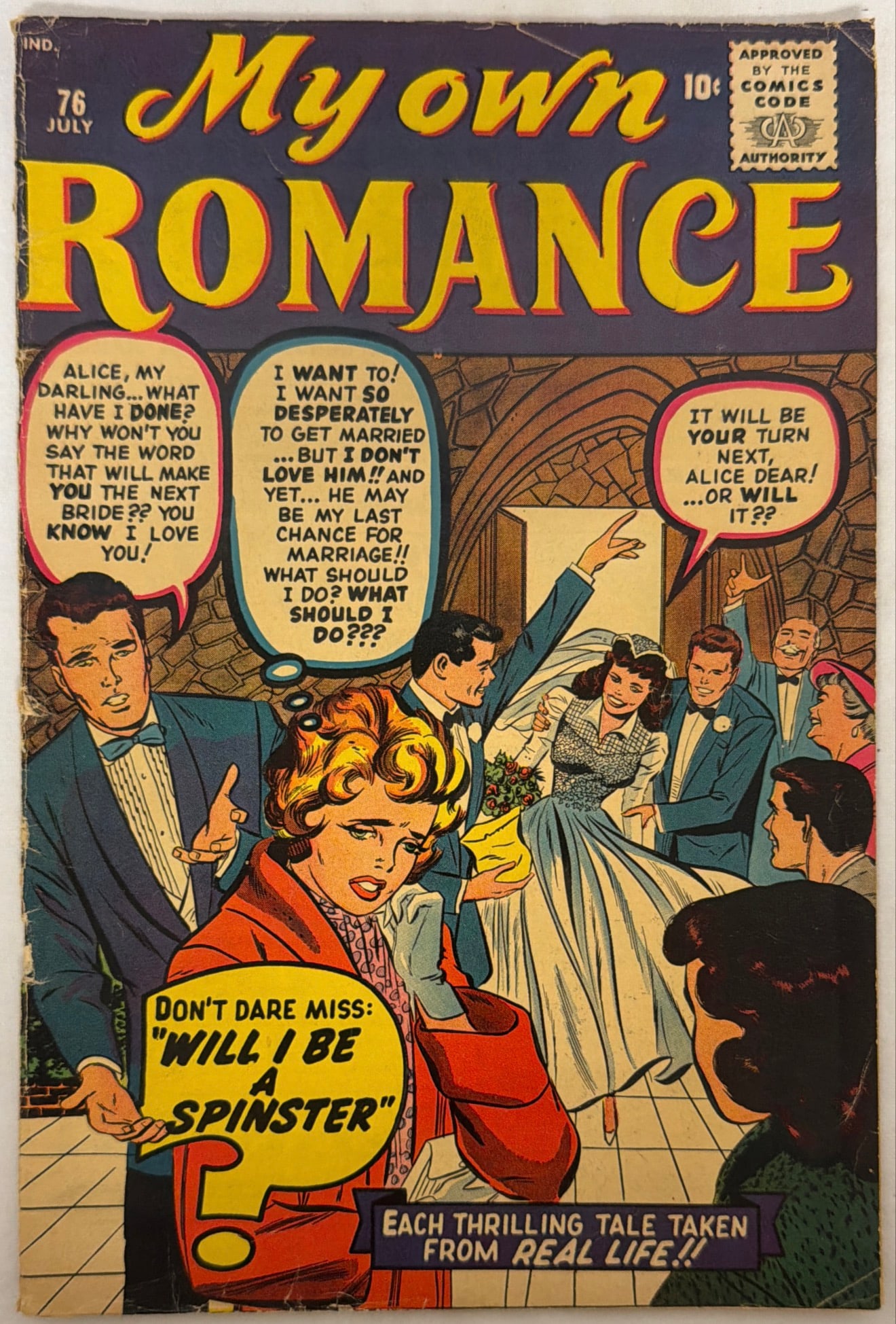 My Own Romance 76 Comic Book: 1960, please preview and see all photos for condition