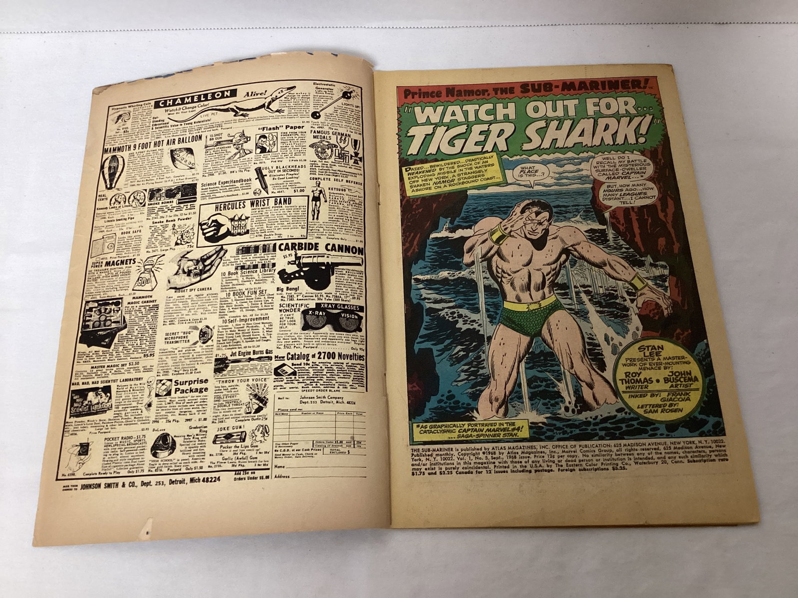 Submariner 5 Marvel Comic Book - 6
