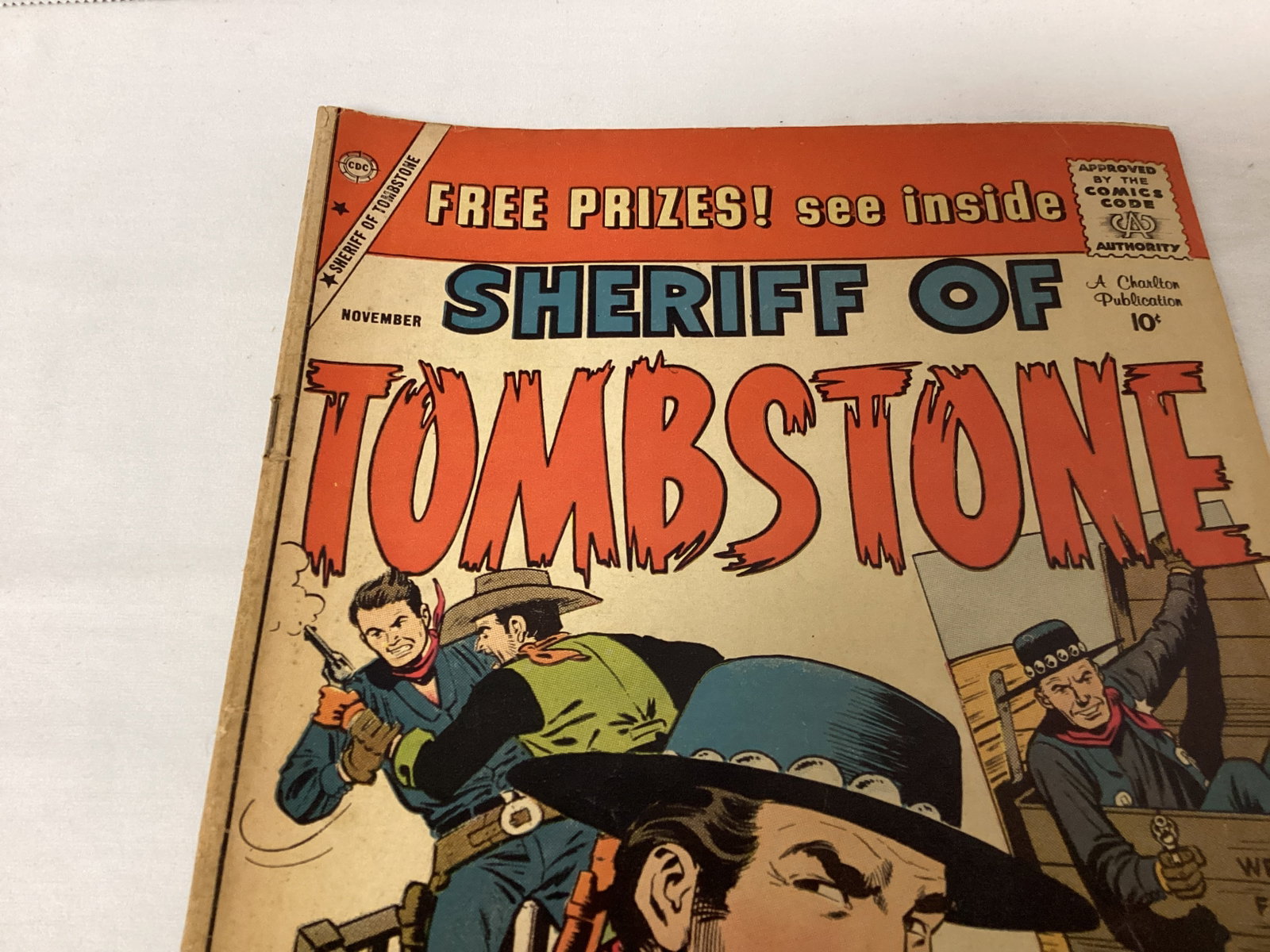 Sheriff of Tombstone 6 Charlton Comic Book - 2