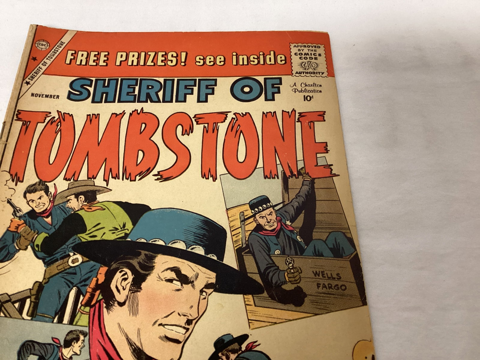Sheriff of Tombstone 6 Charlton Comic Book - 3