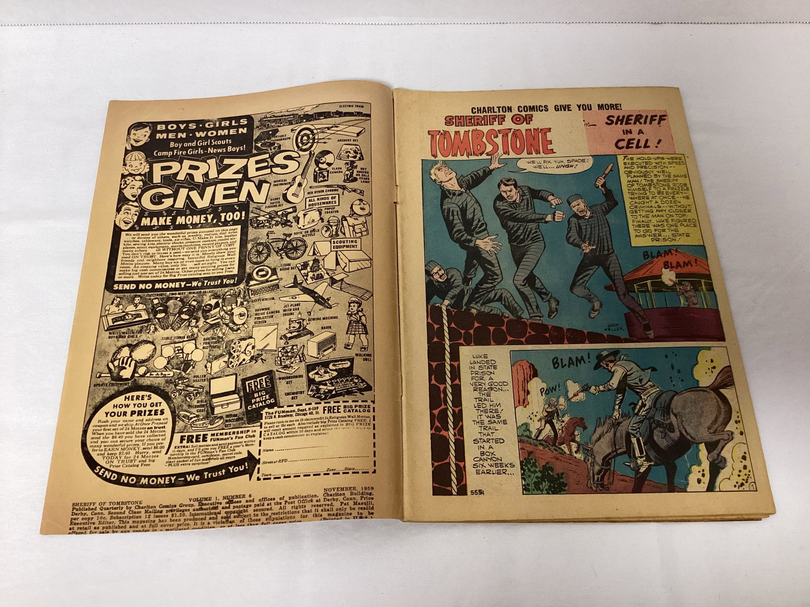 Sheriff of Tombstone 6 Charlton Comic Book - 6