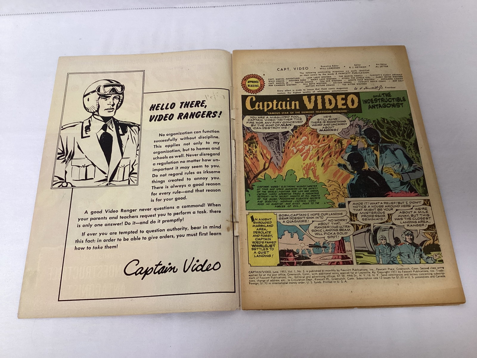 Captain Video 3 Fawcett Comic Book - 6