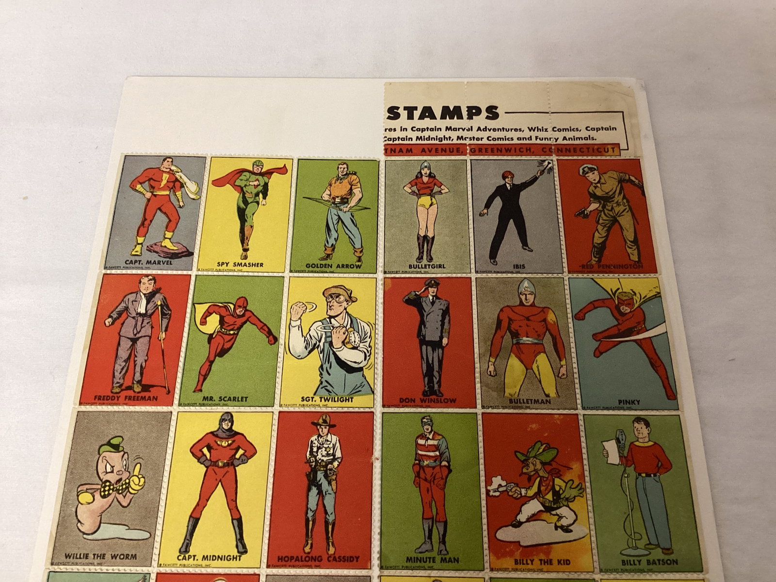 Comic Hero Stamps - 2