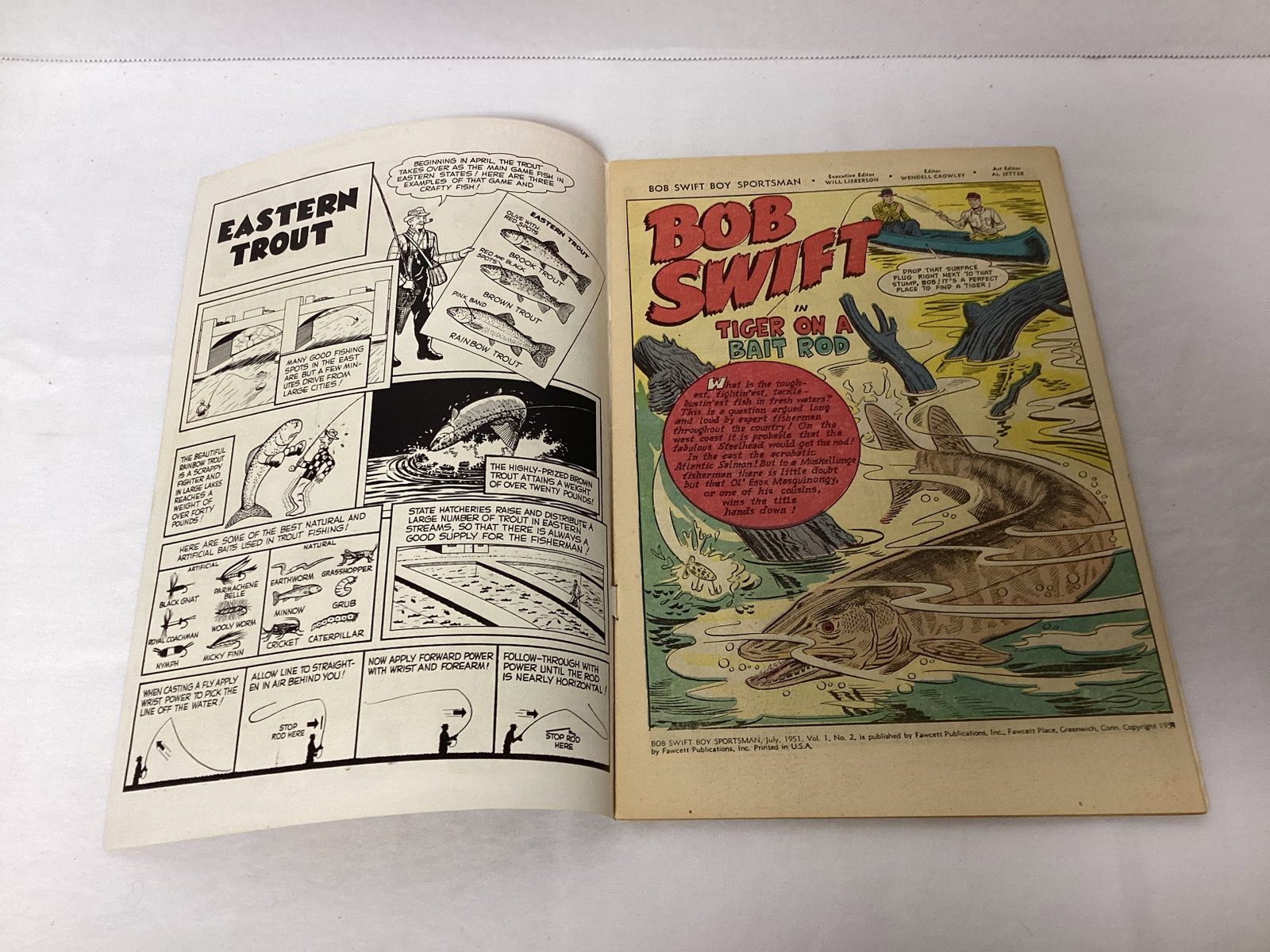 Bob Swift Boy Sportsman 2 Fawcett Comic Book - 6