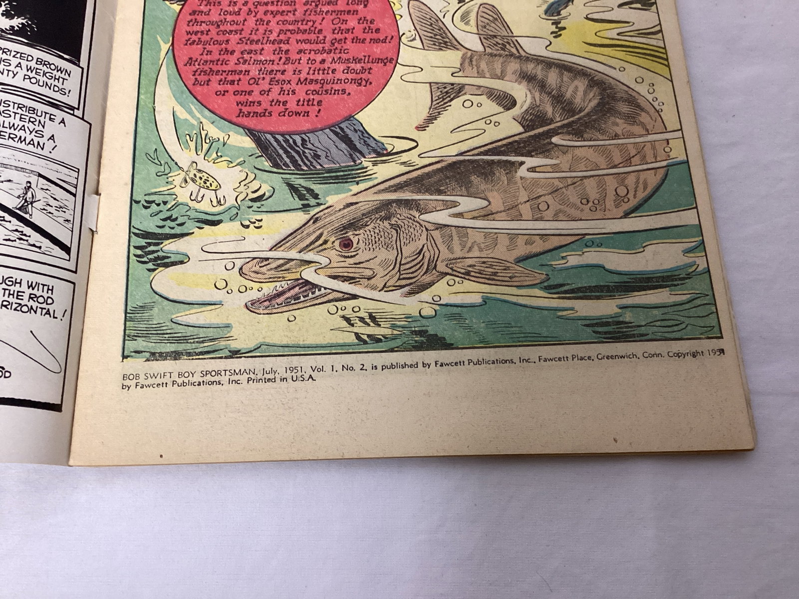Bob Swift Boy Sportsman 2 Fawcett Comic Book - 7