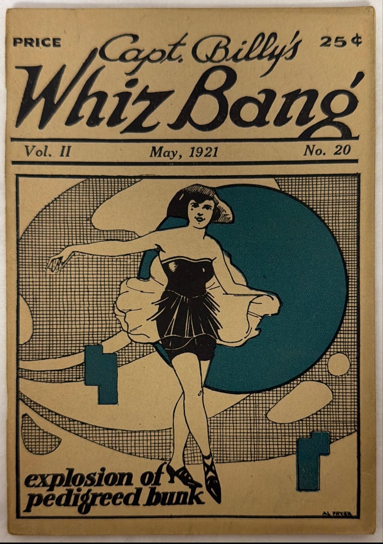 Captain Billy's Whiz Bang 20: 1921, please preview and see all photos for condition