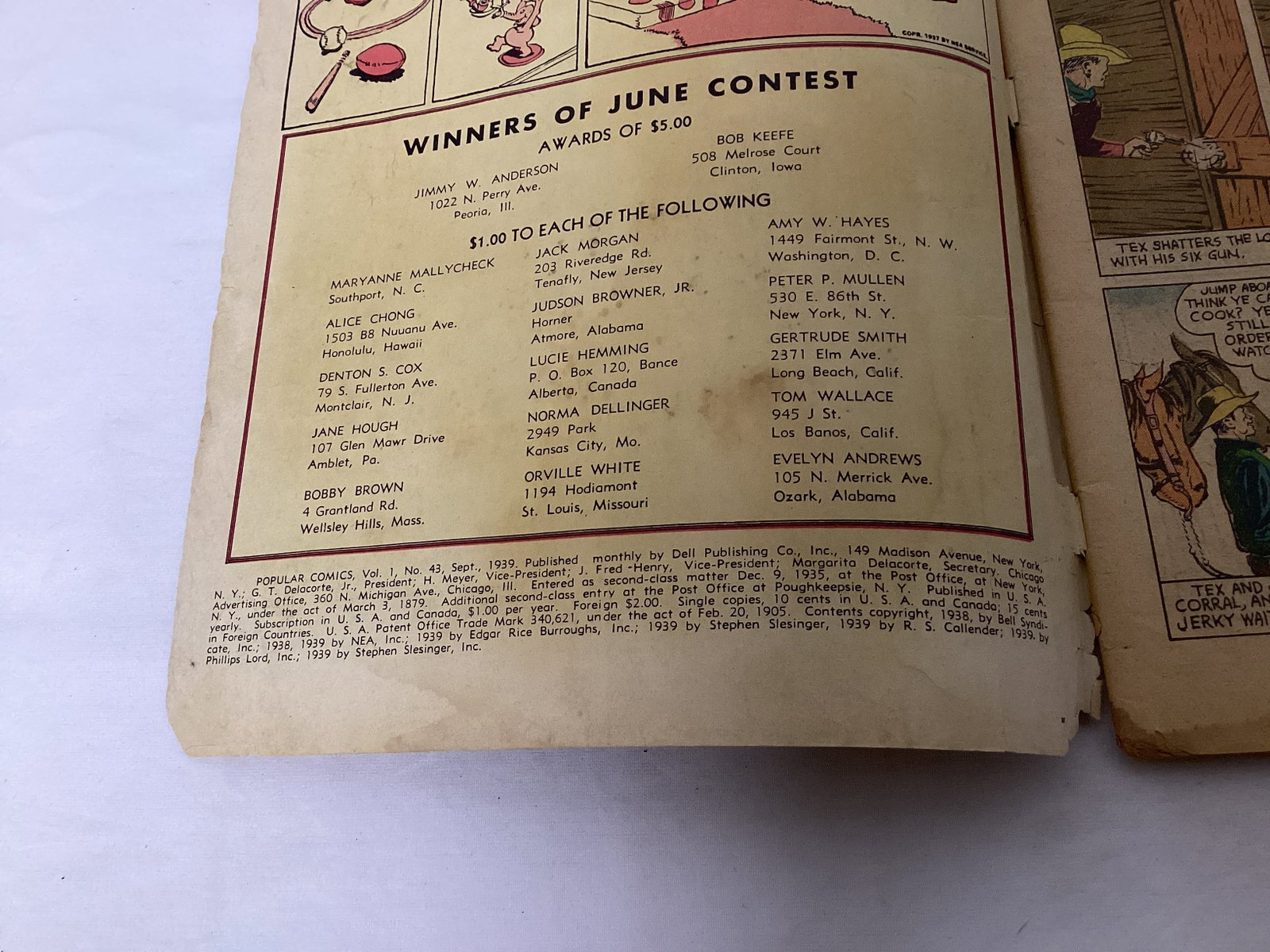 Popular Comics 43 Dell Comic Book - 7